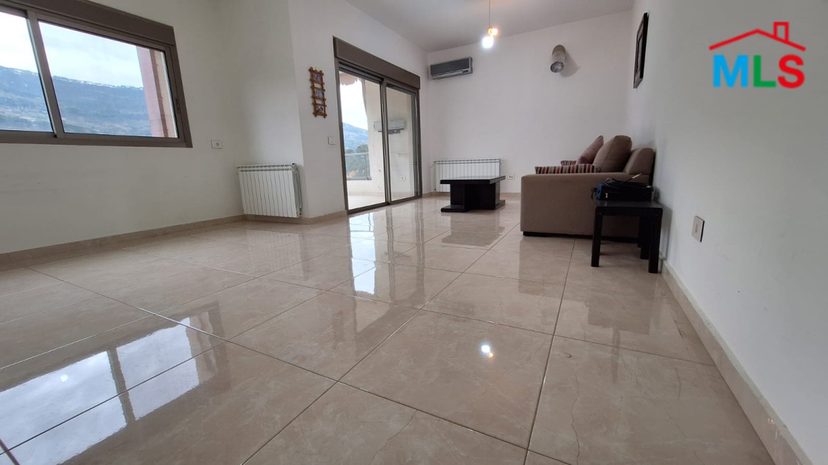Spacious Apartment With Great Green View for Sale In Baabdat