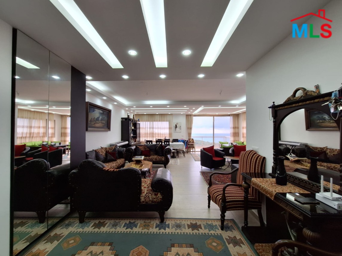 Spacious Furnished Apartment With A Seaview for Sale In Halat