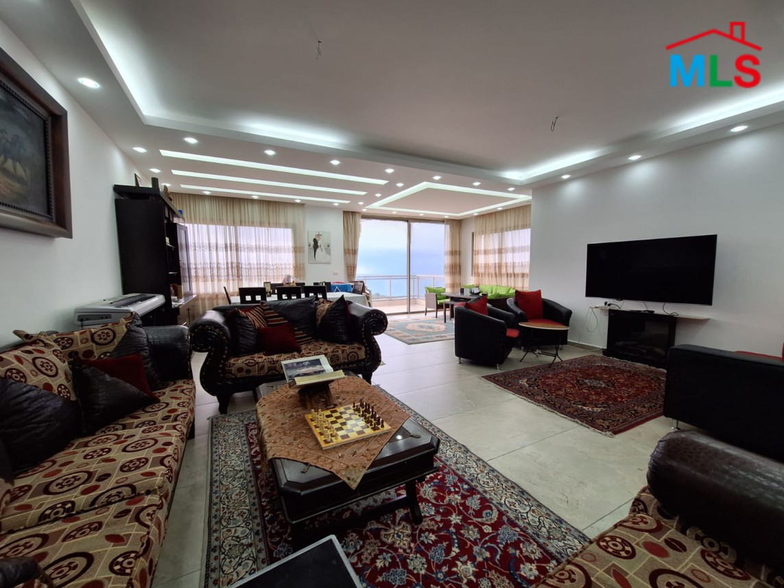 Spacious Furnished Apartment With A Seaview for Sale In Halat