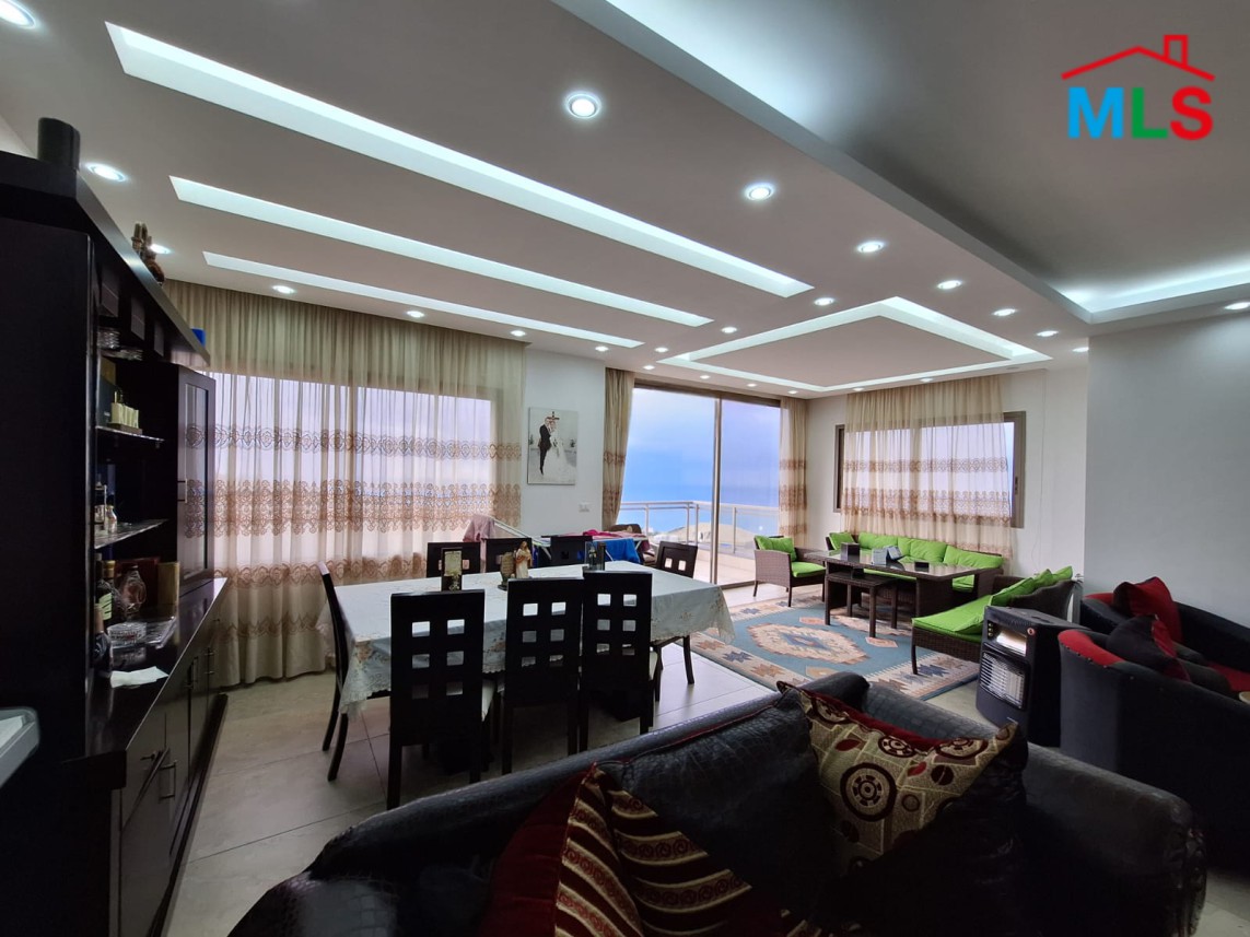 Spacious Furnished Apartment With A Seaview for Sale In Halat