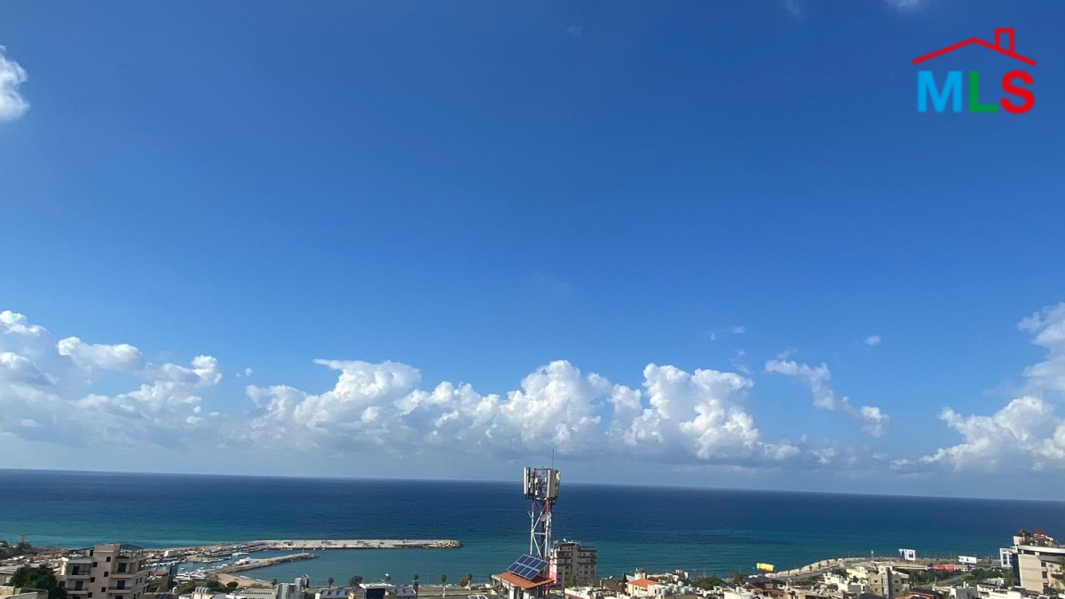 Spacious Semi-Furnished Duplex With Seaview for Sale in Dbayeh
