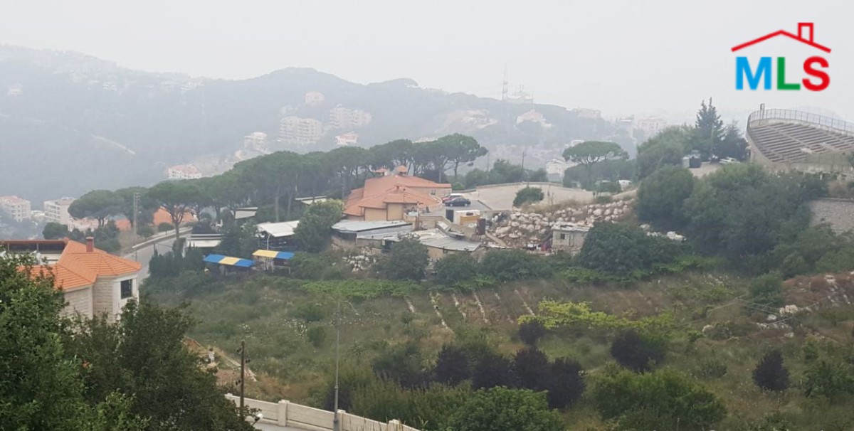 750 SQM Land With Great Green And Sea View for Sale In Ammereye Bikfaya