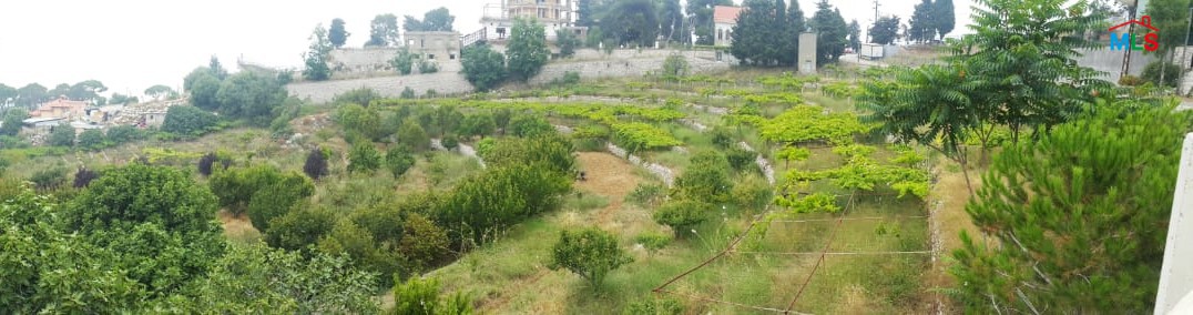 750 SQM Land With Great Green And Sea View for Sale In Ammereye Bikfaya