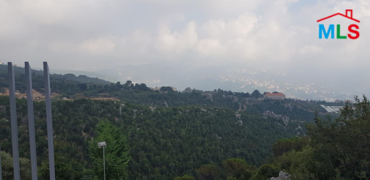 Land With Amazing View and Building Permit for Sale in Ajaltoun