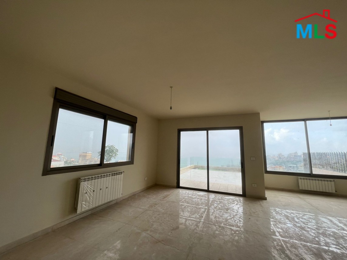 Duplex With a Beautiful Sea View for Sale in Kfarhbeib