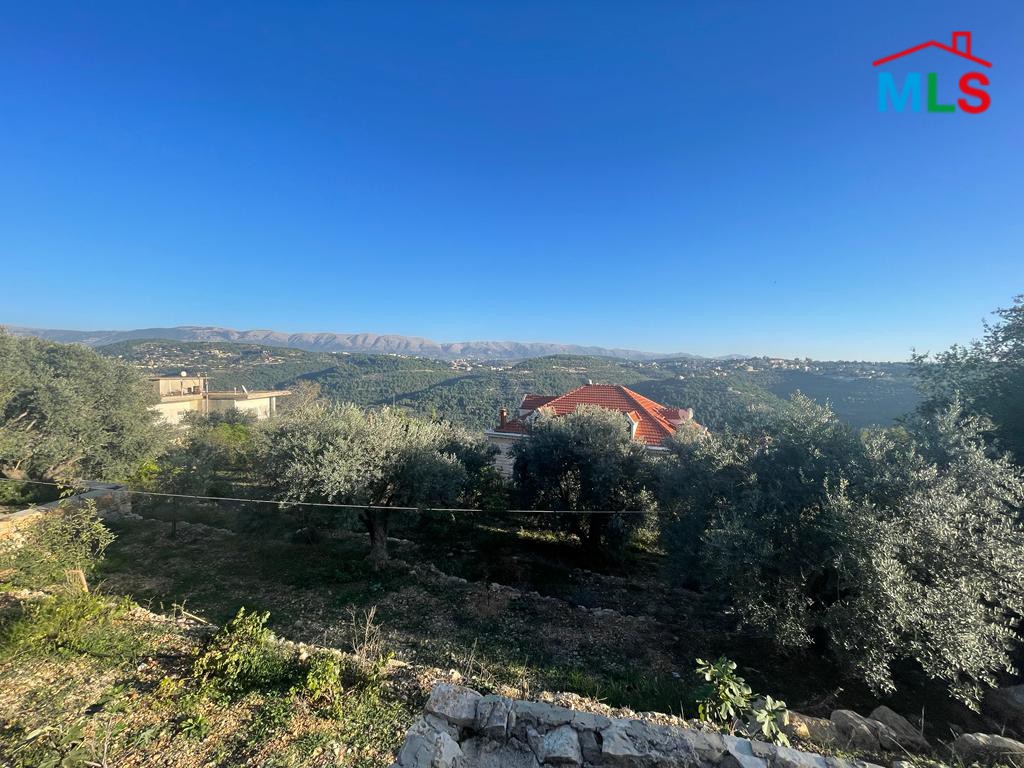 1,100 SQM Land for Sale In Deir Al Qamar With A Great Green View
