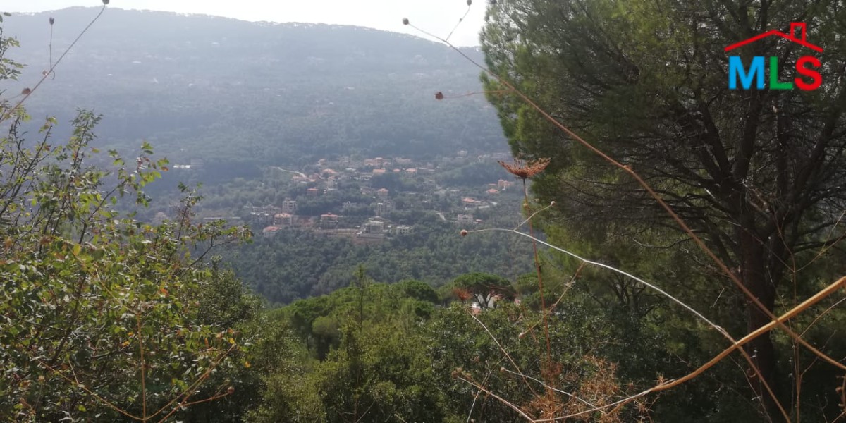 1565 SQM Land With Open Panoramic View For Sale In A Calm Area In Baabdat