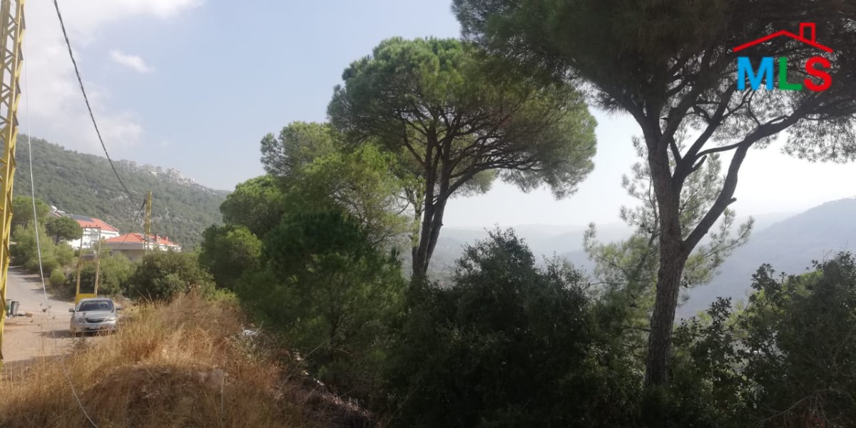 1570 SQM Land With Open Panoramic View for Sale In A Calm Area In Baabdat
