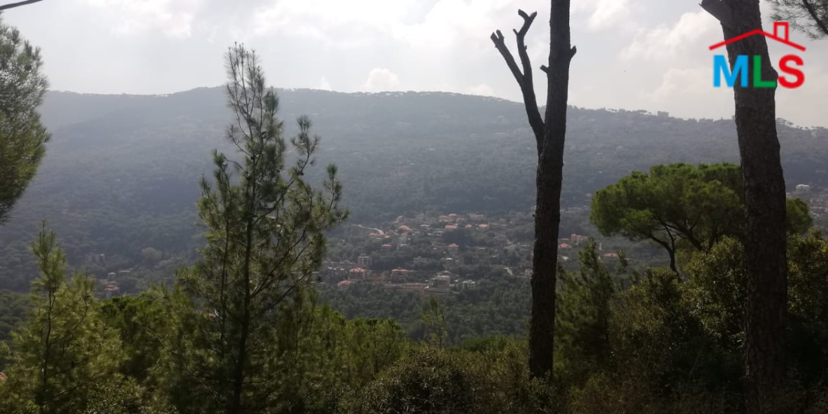 3135 SQM Land For Sale With Open Panoramic View In A Calm Area In Baabdat