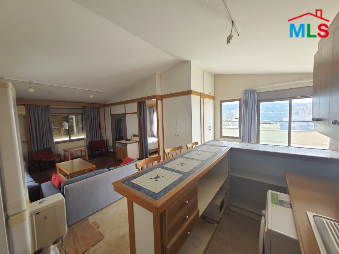 Semi-Furnished One Bedroom Apartment for Sale In Mansourieh