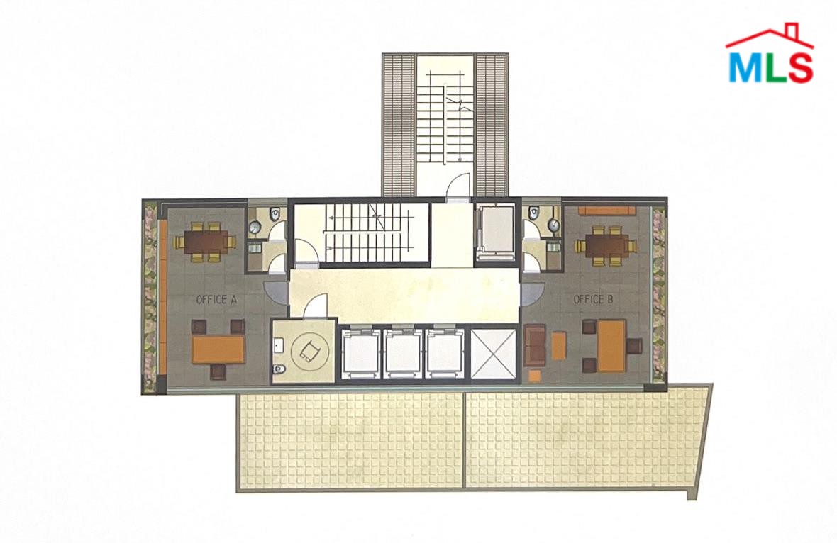 Core & Shell 110SQM Office for Sale in a Business Bldg. Spears, Ras Beirut