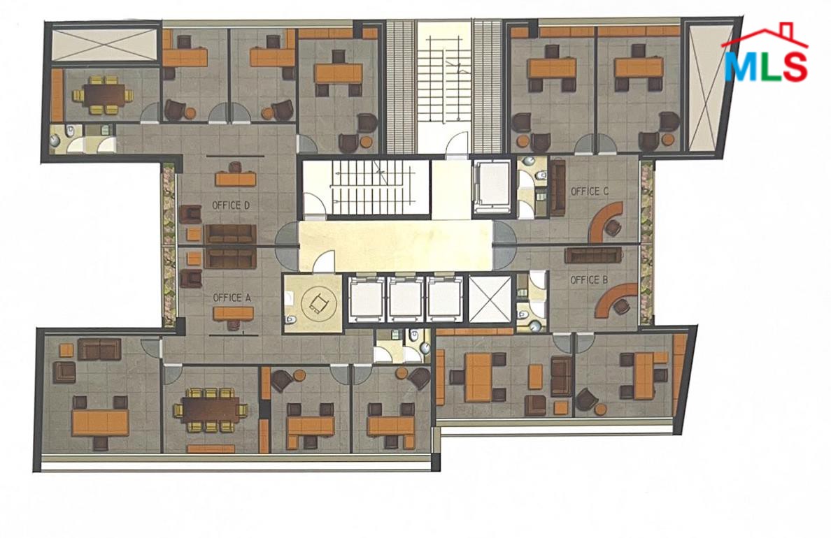 Core & Shell 140SQM Office for Sale in a Business Bldg. Spears, Ras Beirut