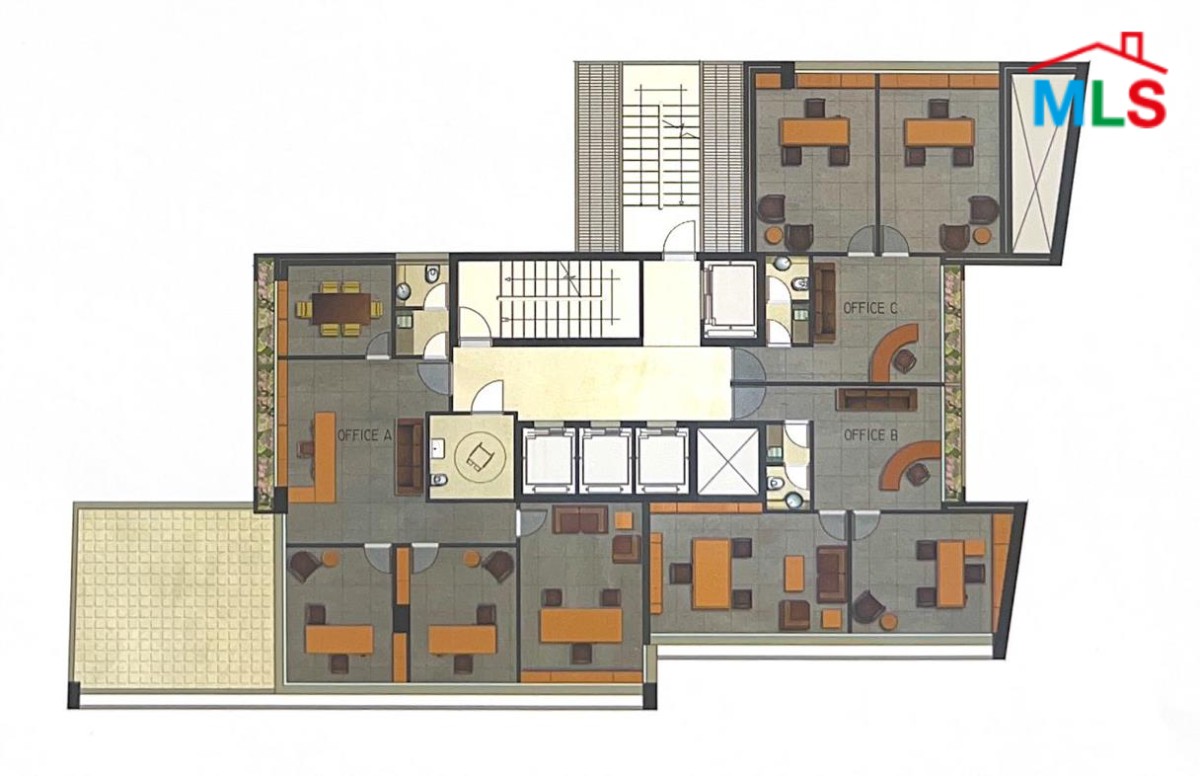 Core & Shell 221SQM Office for Sale in a Business Bldg. Spears, Ras Beirut